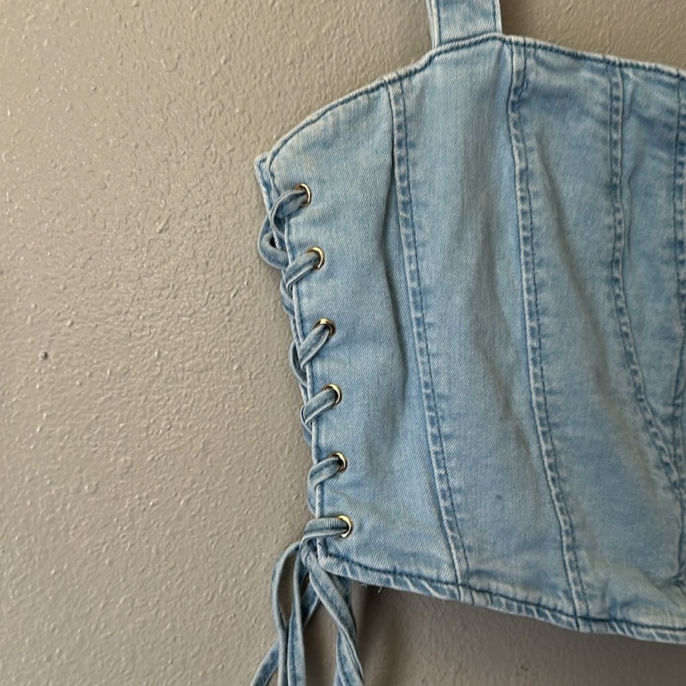 Denim top - Picture 3 of 5